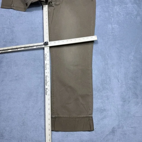 Polo Ralph Lauren Pants Mens 36x30 Brown Classic 650 Straight Cuffed Chino Twill - Picture 9 of 11